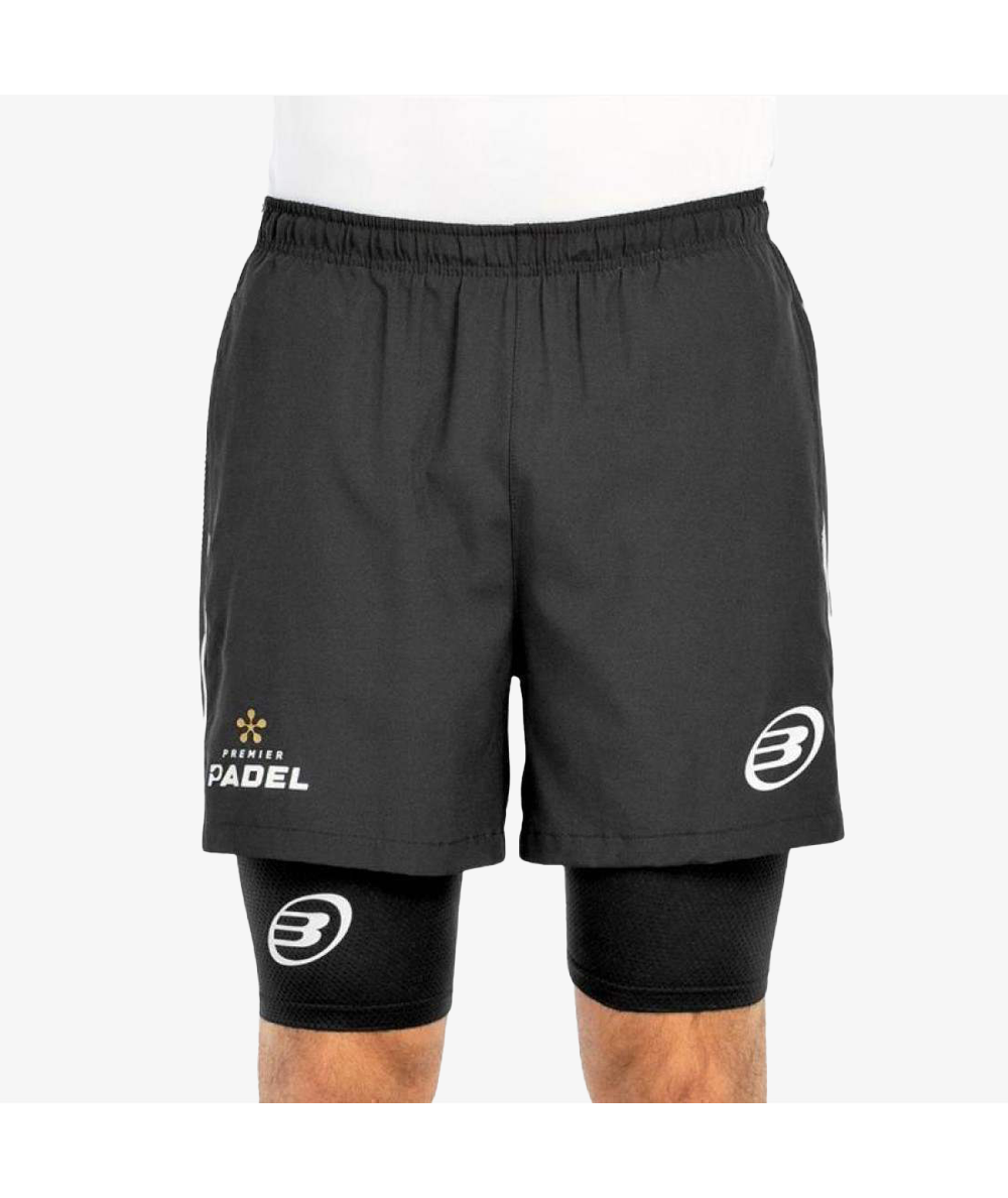 Bullpadel Premier Padel Black Carbon Short