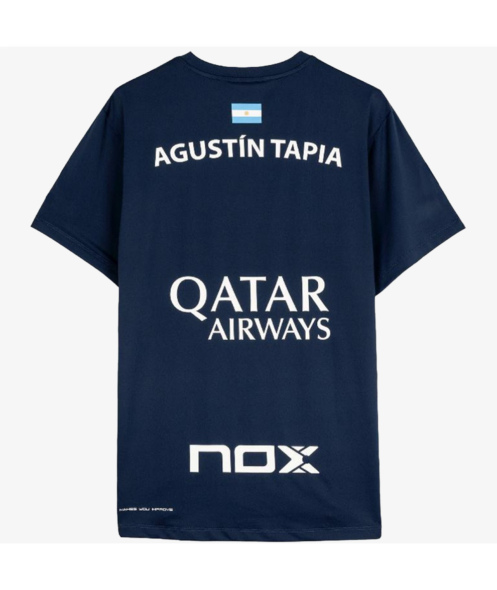 Nox Agustin Tapia Sponsors AT10 Dark Blue 2024 T-Shirt
