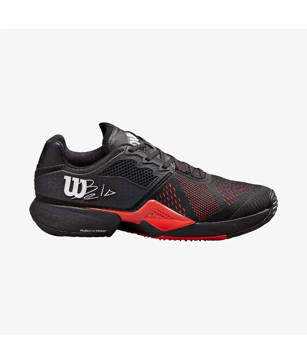Wilson Bela Tour Shoes Black Red