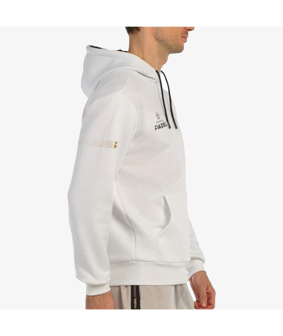Bullpadel Premier Padel Baque White Sweatshirt