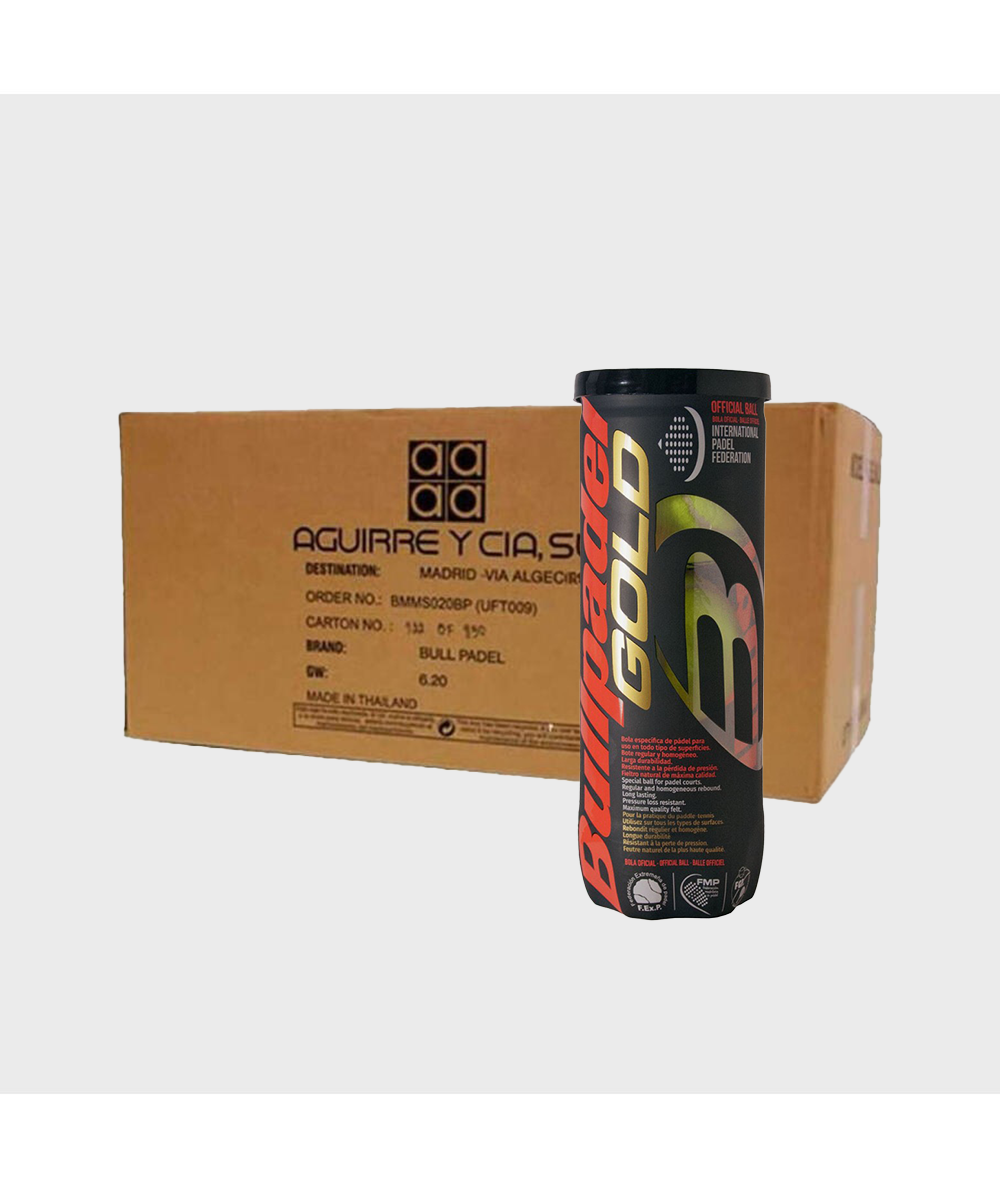Bullpadel Premium Gold Box (x24)