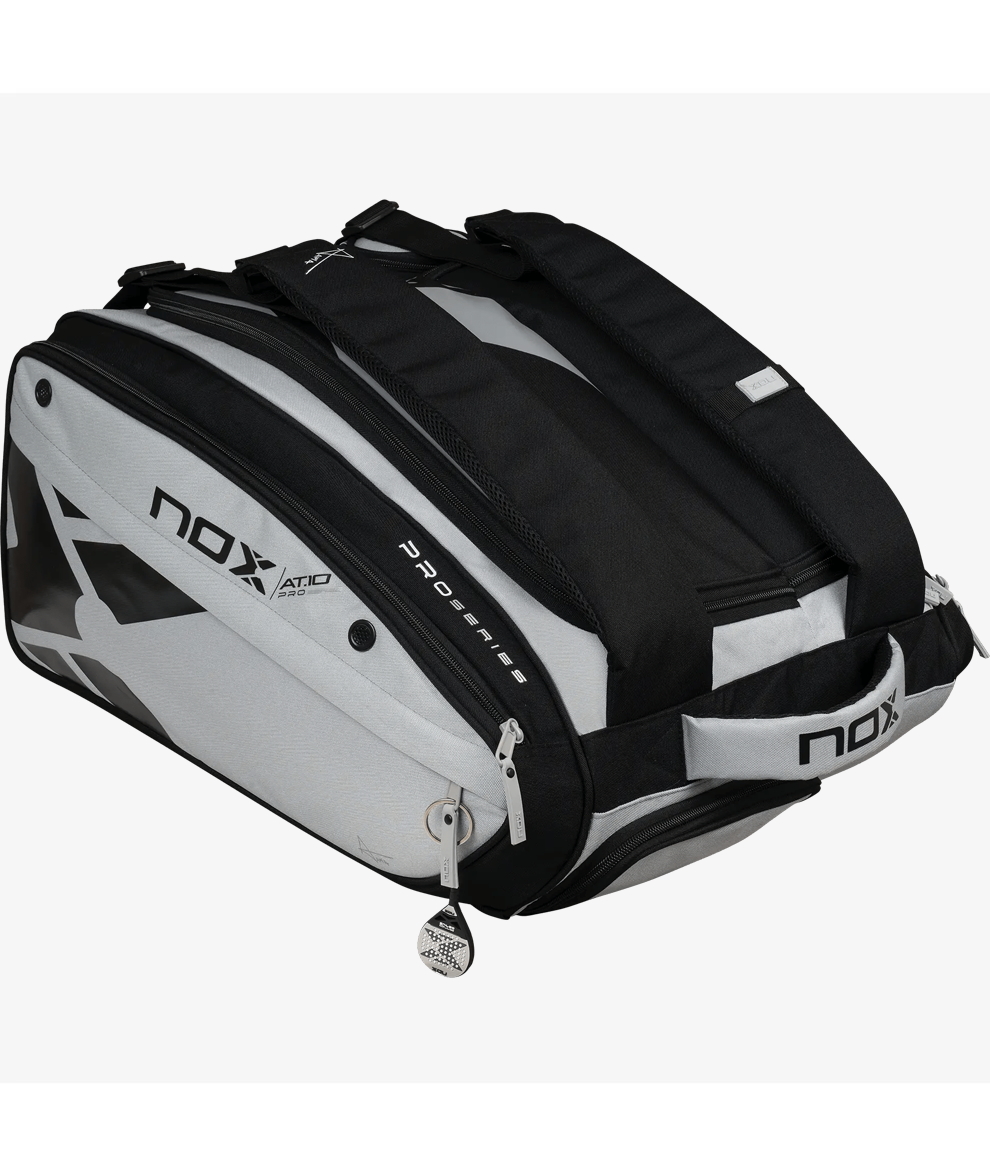 AT10 Competition XL Compact Padel Bag in Grey/Black. 3