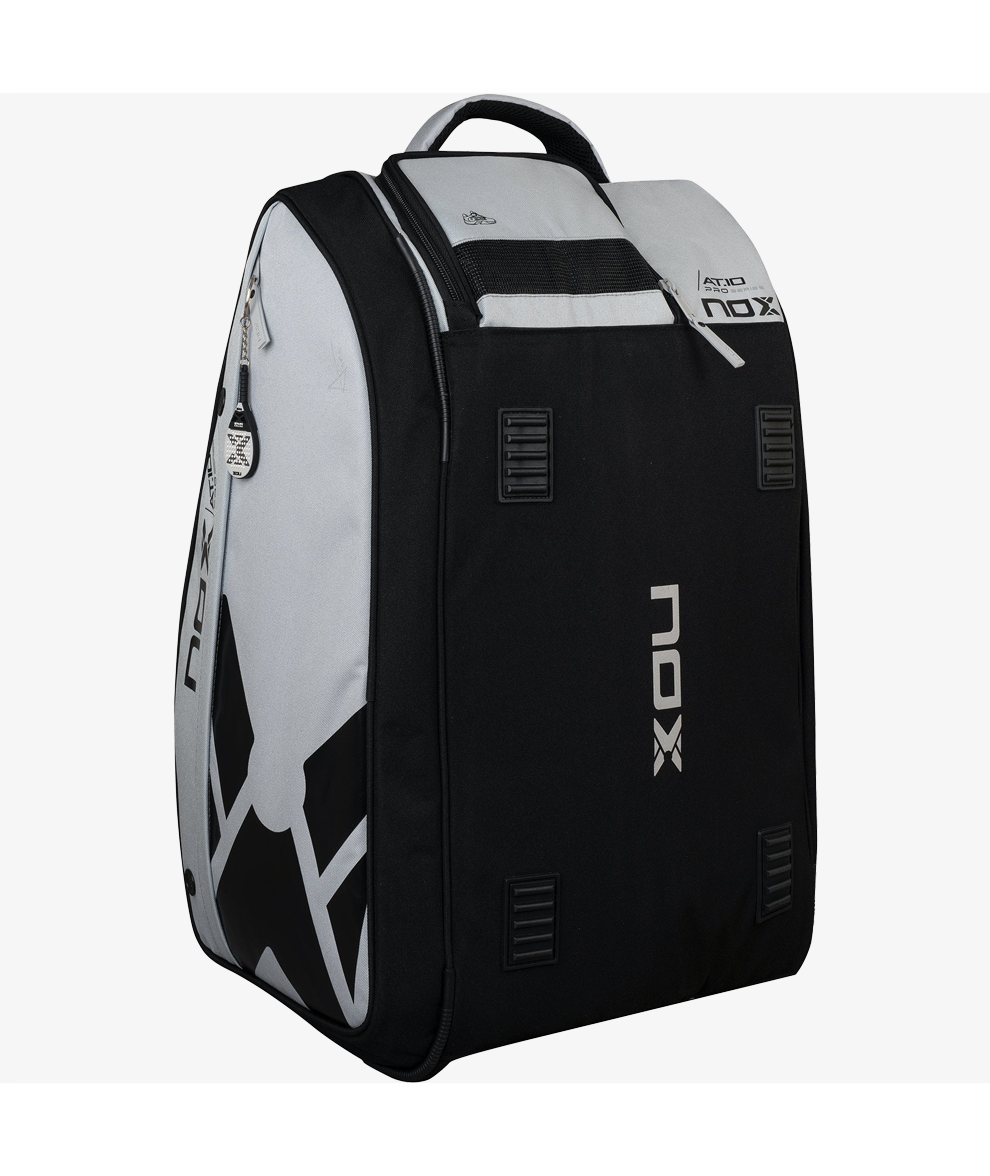 AT10 Competition XL Compact Padel Bag in Grey/Black.