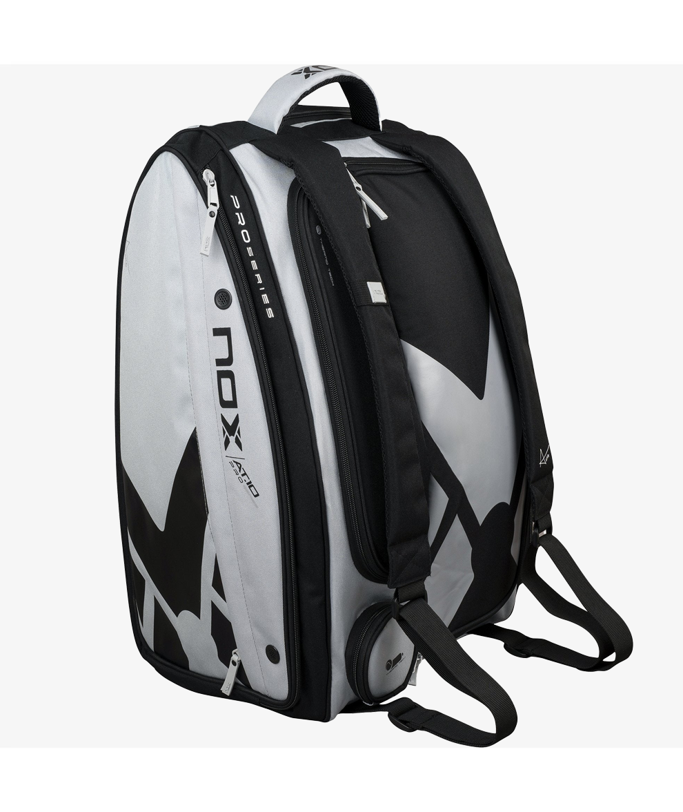 AT10 Competition XL Compact Padel Bag in Grey/Black. 4