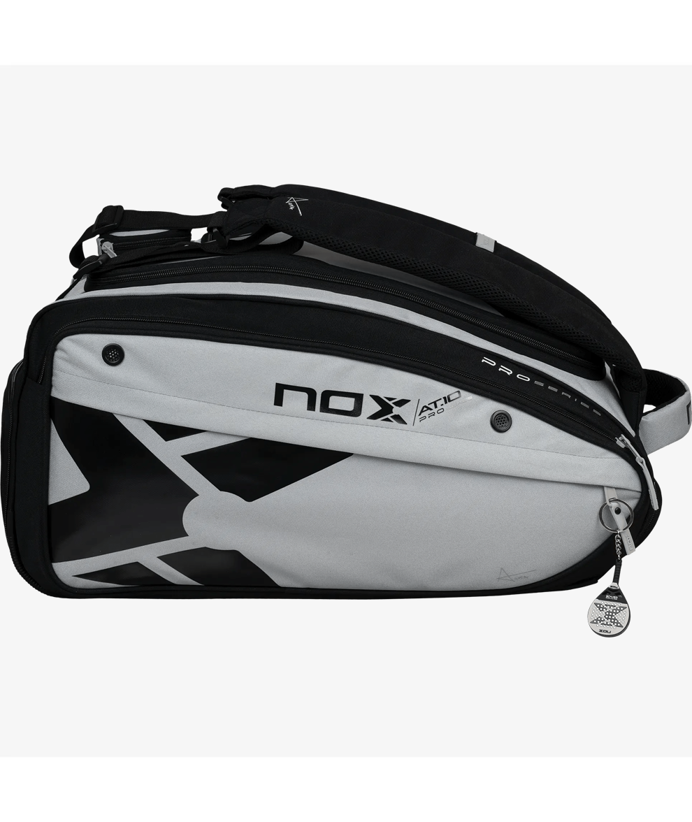 AT10 Competition XL Compact Padel Bag in Grey/Black.