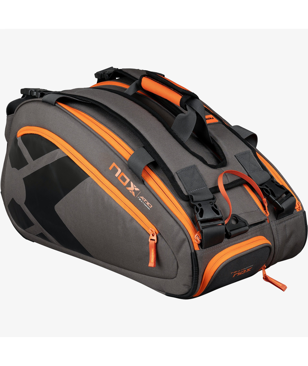 AT10 TEAM GREY/ORANGE PADEL BAG 3