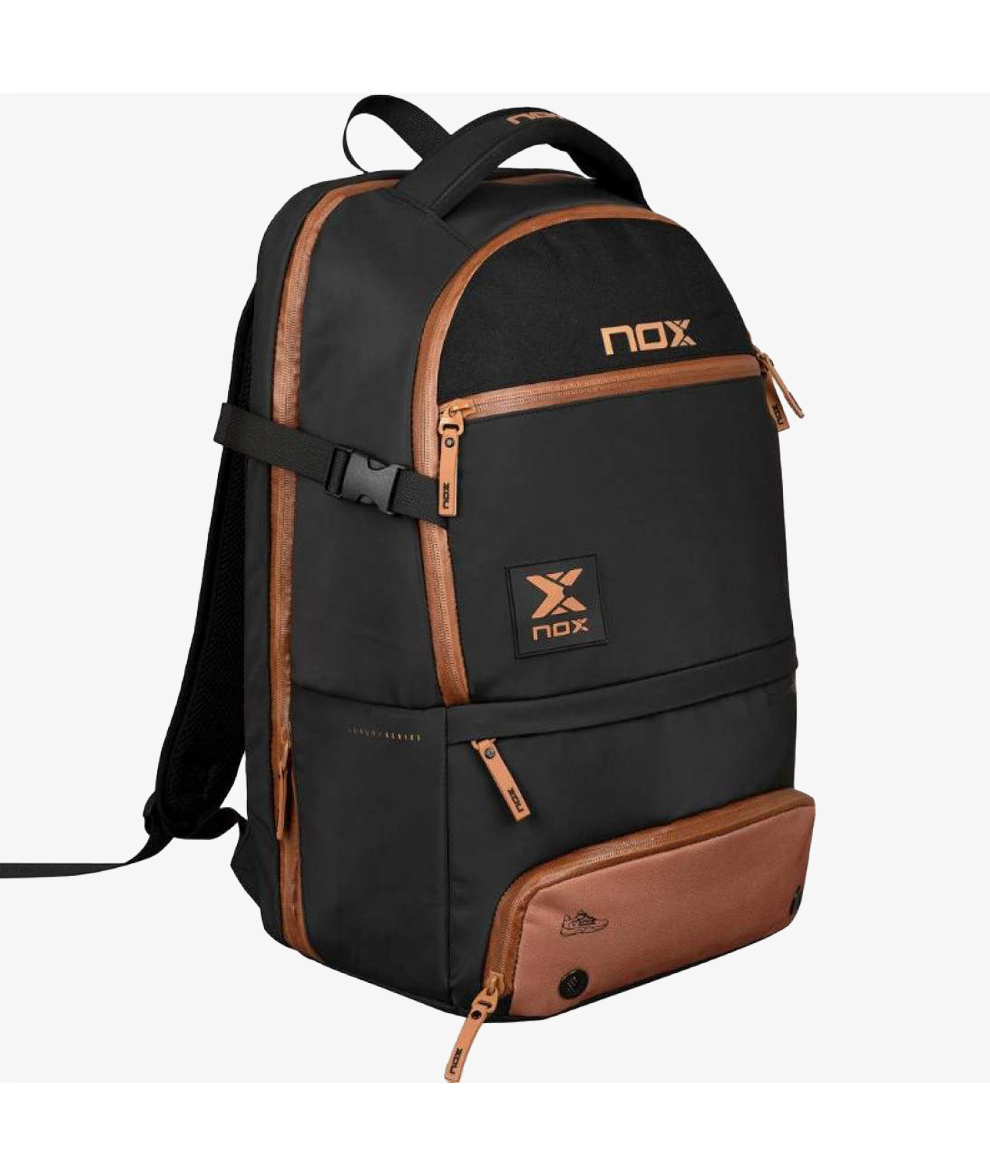 Nox AT10 Luxury Open Series Backpack Black Brown 3