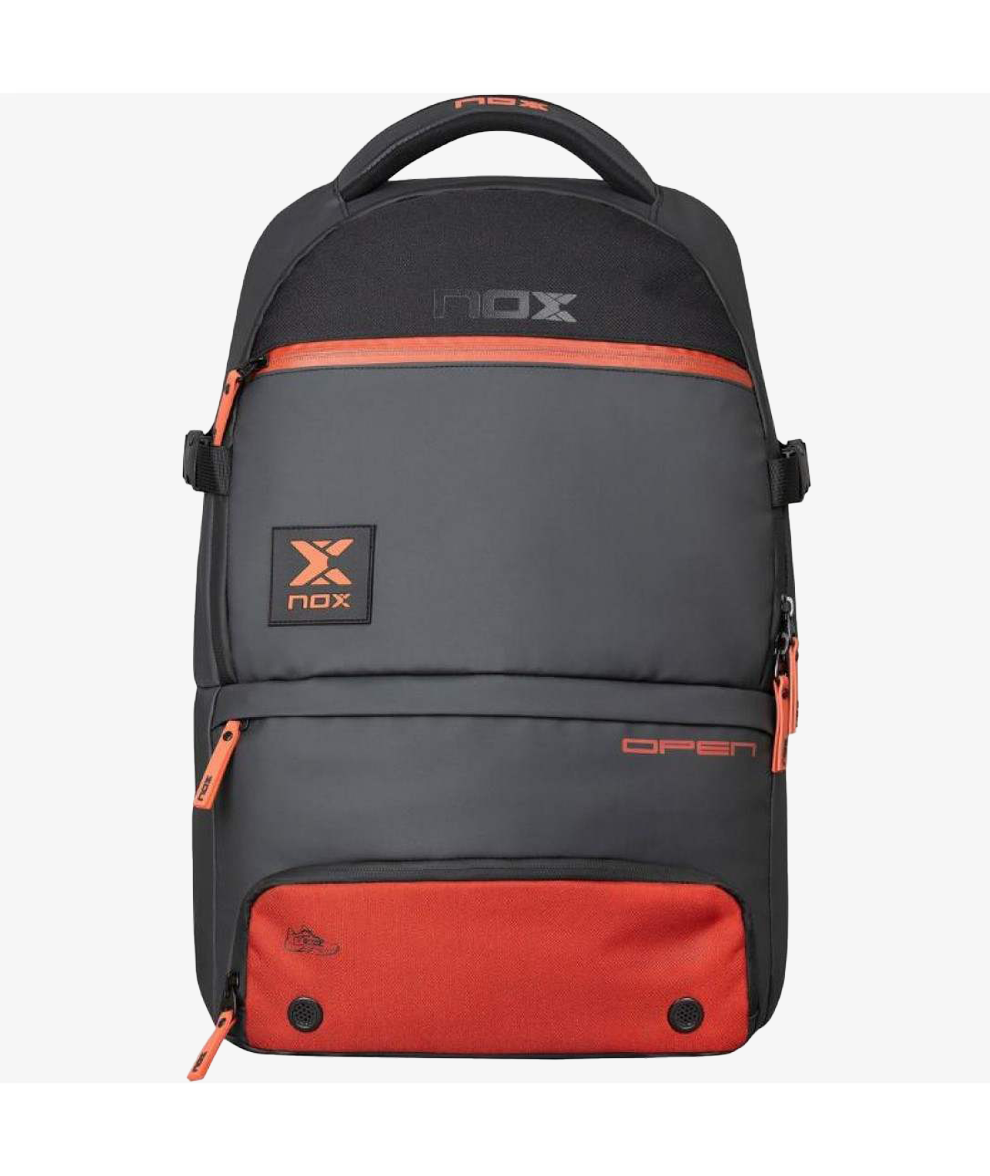 Nox AT10 Luxury Open Series Backpack Black Red 1