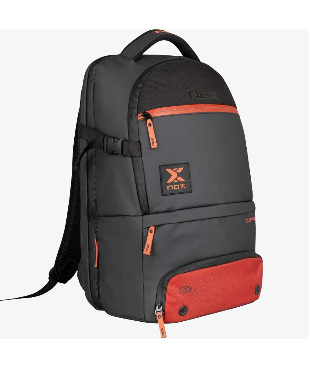 Nox AT10 Luxury Open Series Backpack Black Red 3