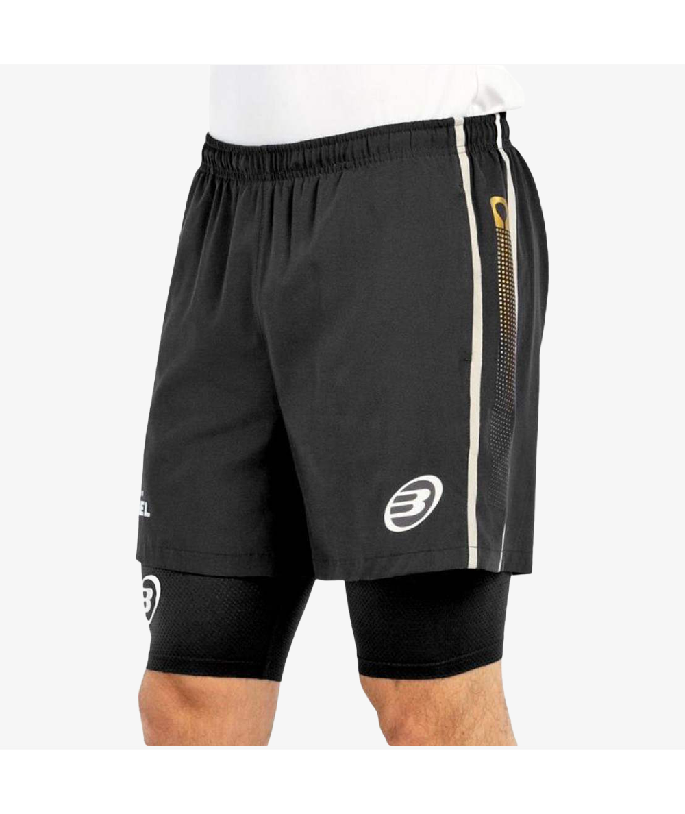 Bullpadel Premier Padel Black Carbon Short 3
