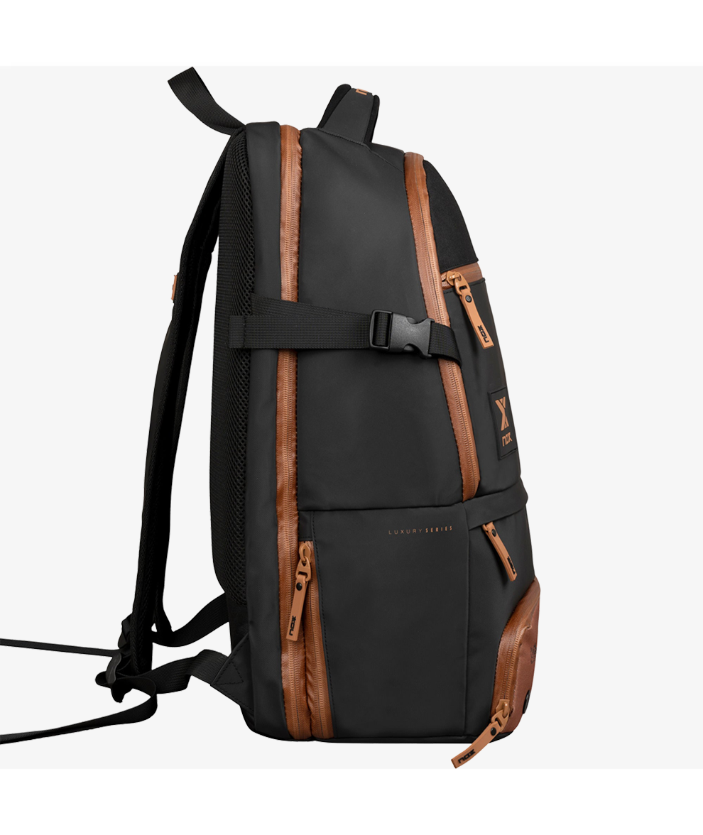 LUXURY OPEN SERIES BACKPACK BLACK/BROWN 3