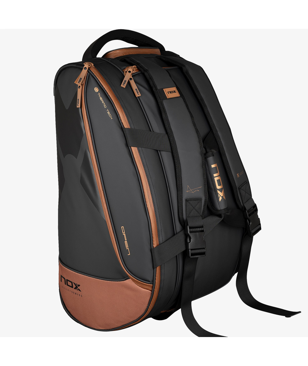 LUXURY OPEN SERIES black/brown Padel Bag