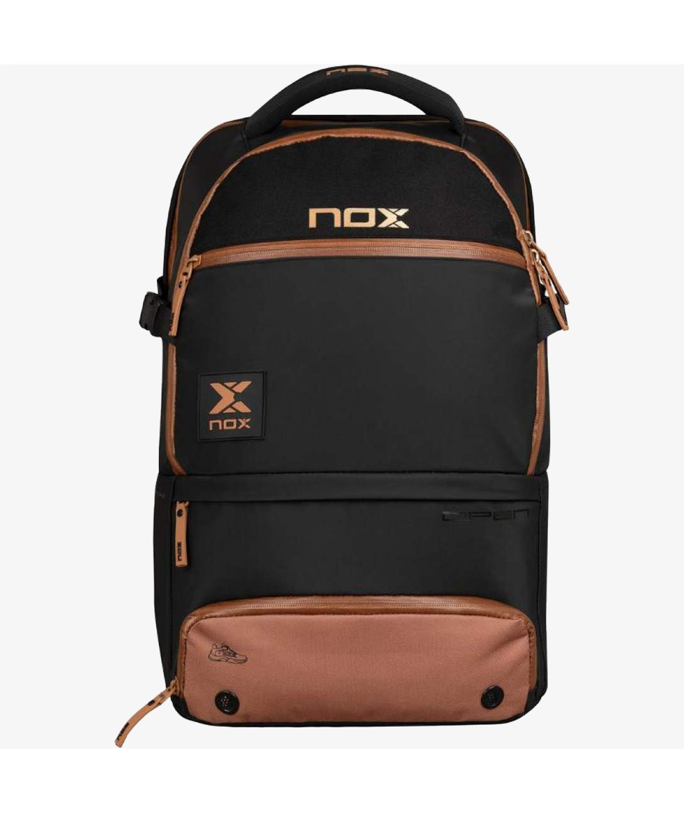 Nox AT10 Luxury Open Series Backpack Black Brown 1