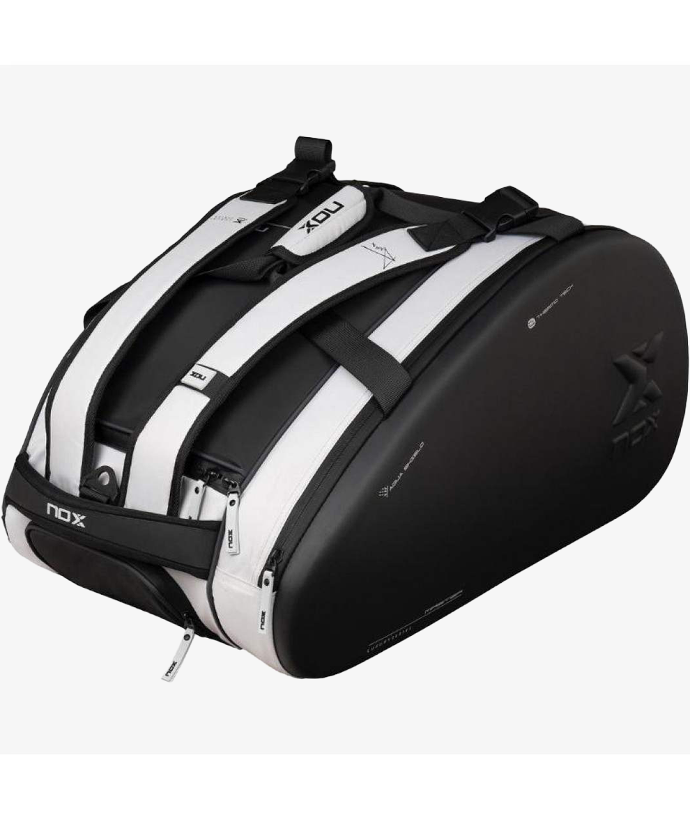 Nox AT10 Luxury Master Series Padel Bag Black White 3