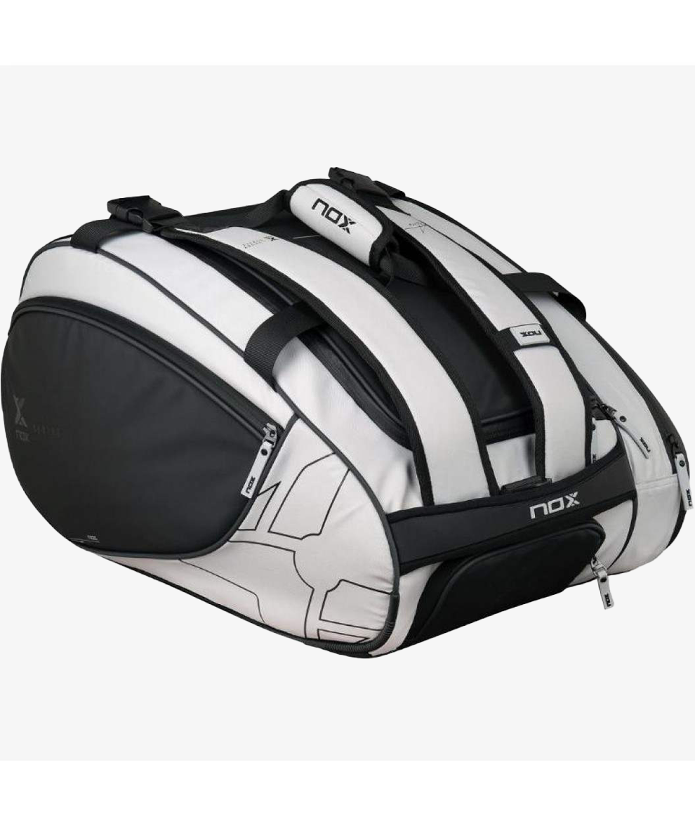 Nox AT10 Luxury Master Series Padel Bag Black White 4