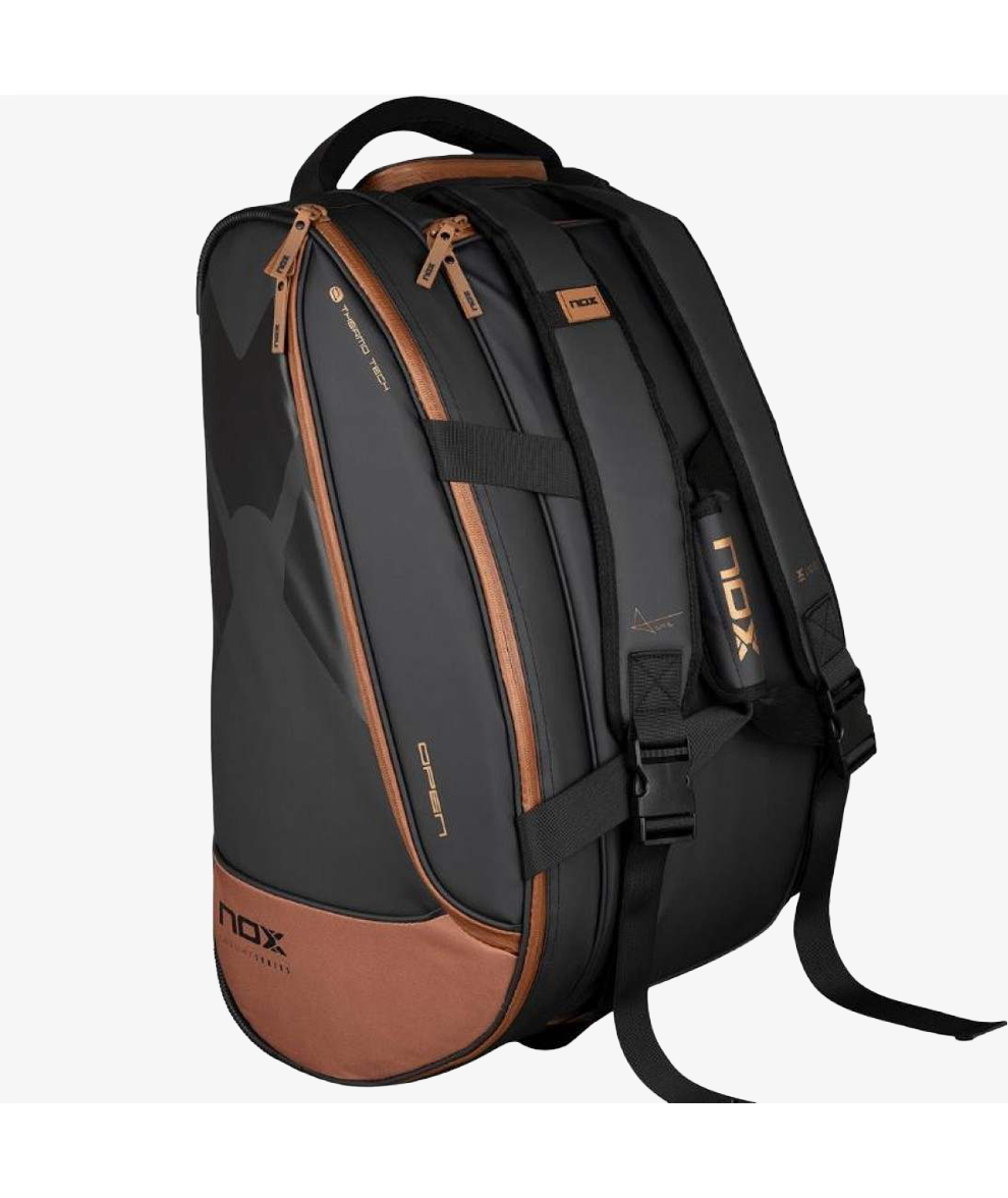 Nox AT10 Luxury Open Series Black Brown Padel Bag 2