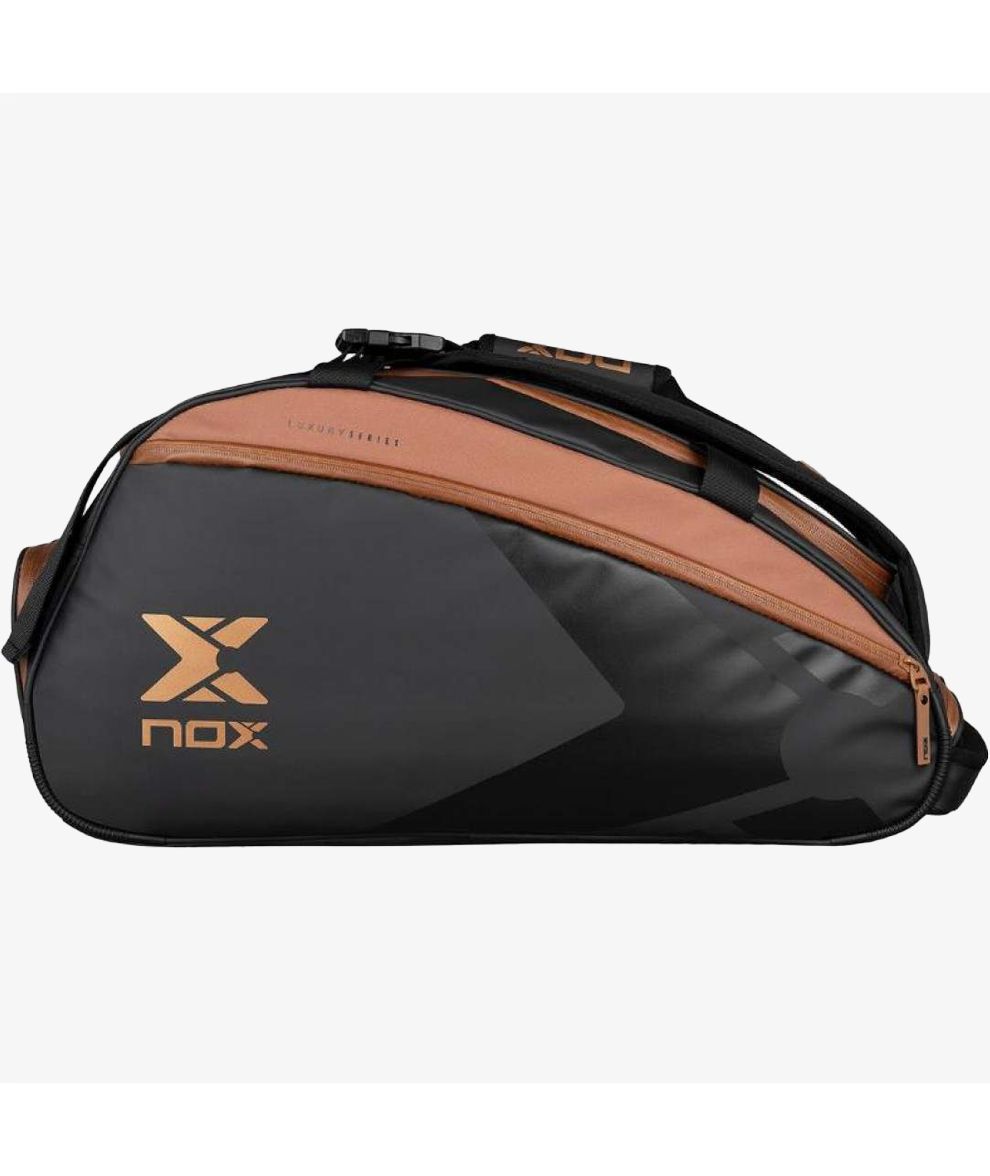 Nox AT10 Luxury Open Series Black Brown Padel Bag 4