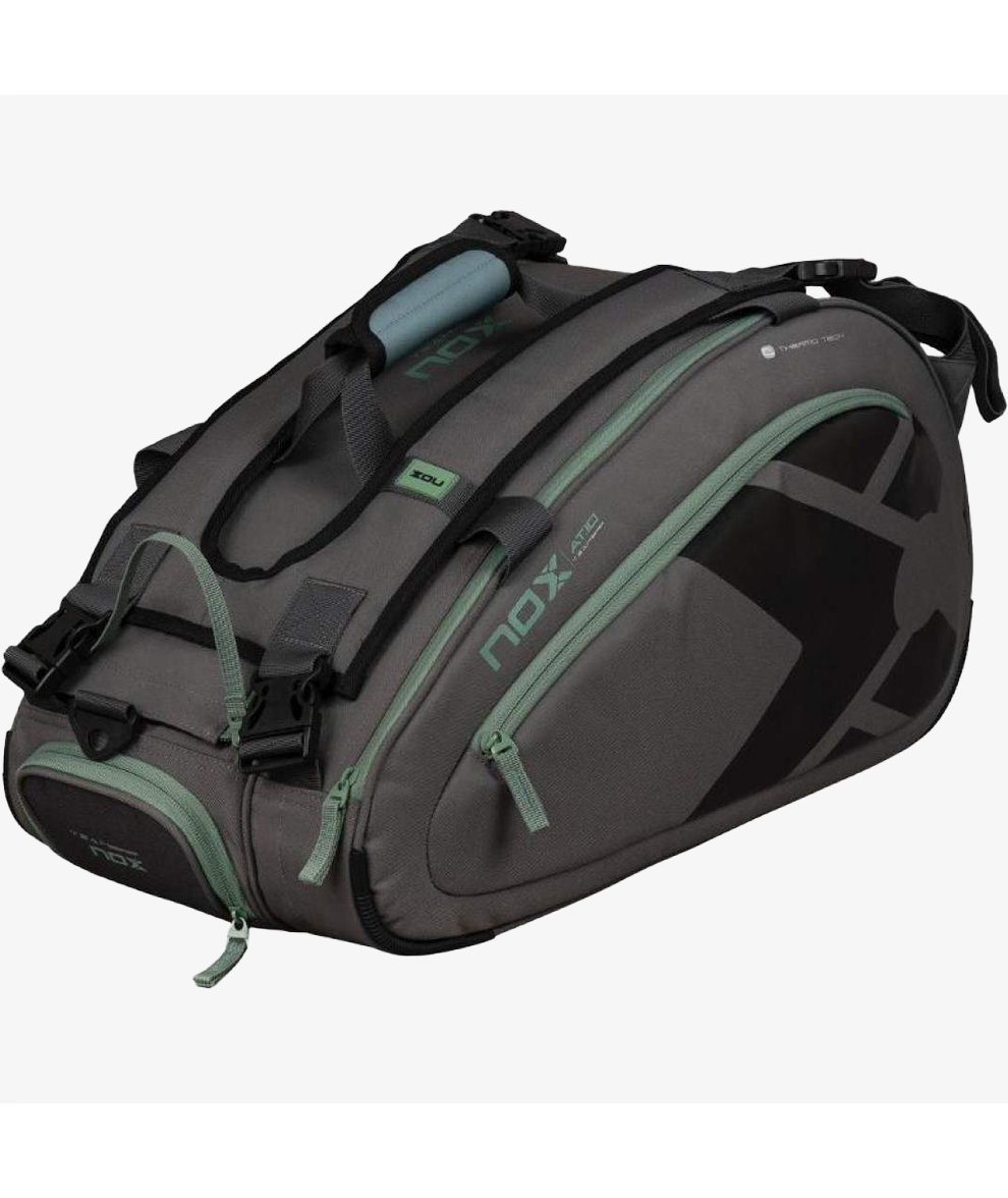 Nox AT10 Team Gray Green Padel Bag 3